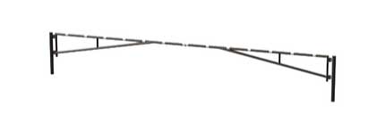 LiftMaster | HD 24' Galvanized Man Lift Barrier Gate